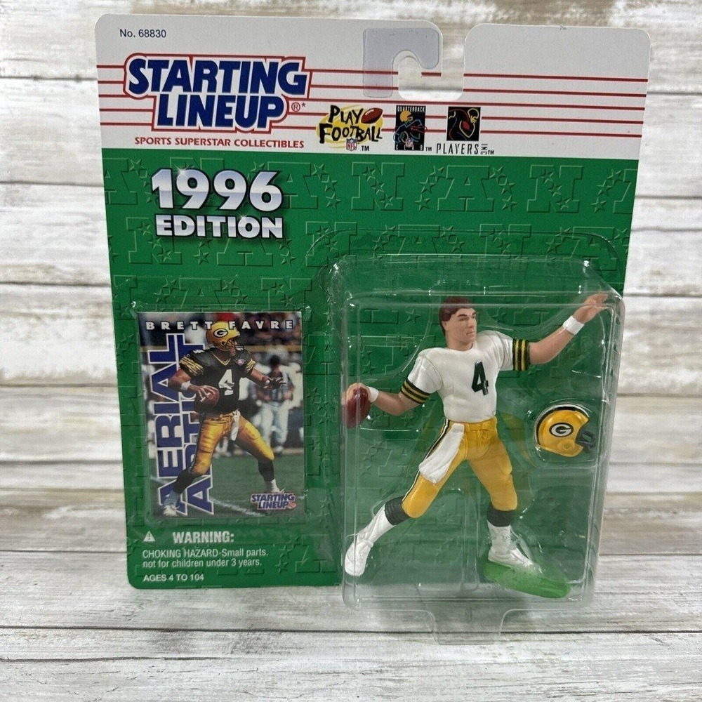 1996 ~ Brett Favre ~ Starting Lineup ~ NFL ~ Green Bay Packers ~ NEW